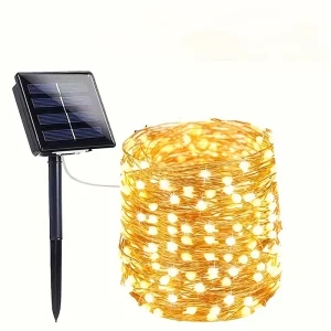 50/100LED Luces Solares de Alambre Cobre