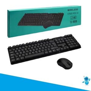 Combo Inalámbrico Teclado + Mouse Tj-808