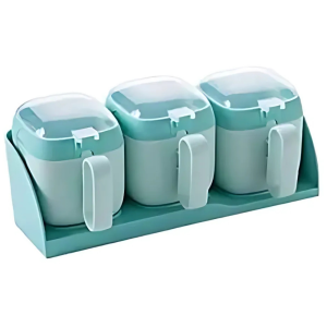 Set Organizador Cocina 3 Frascos Condime